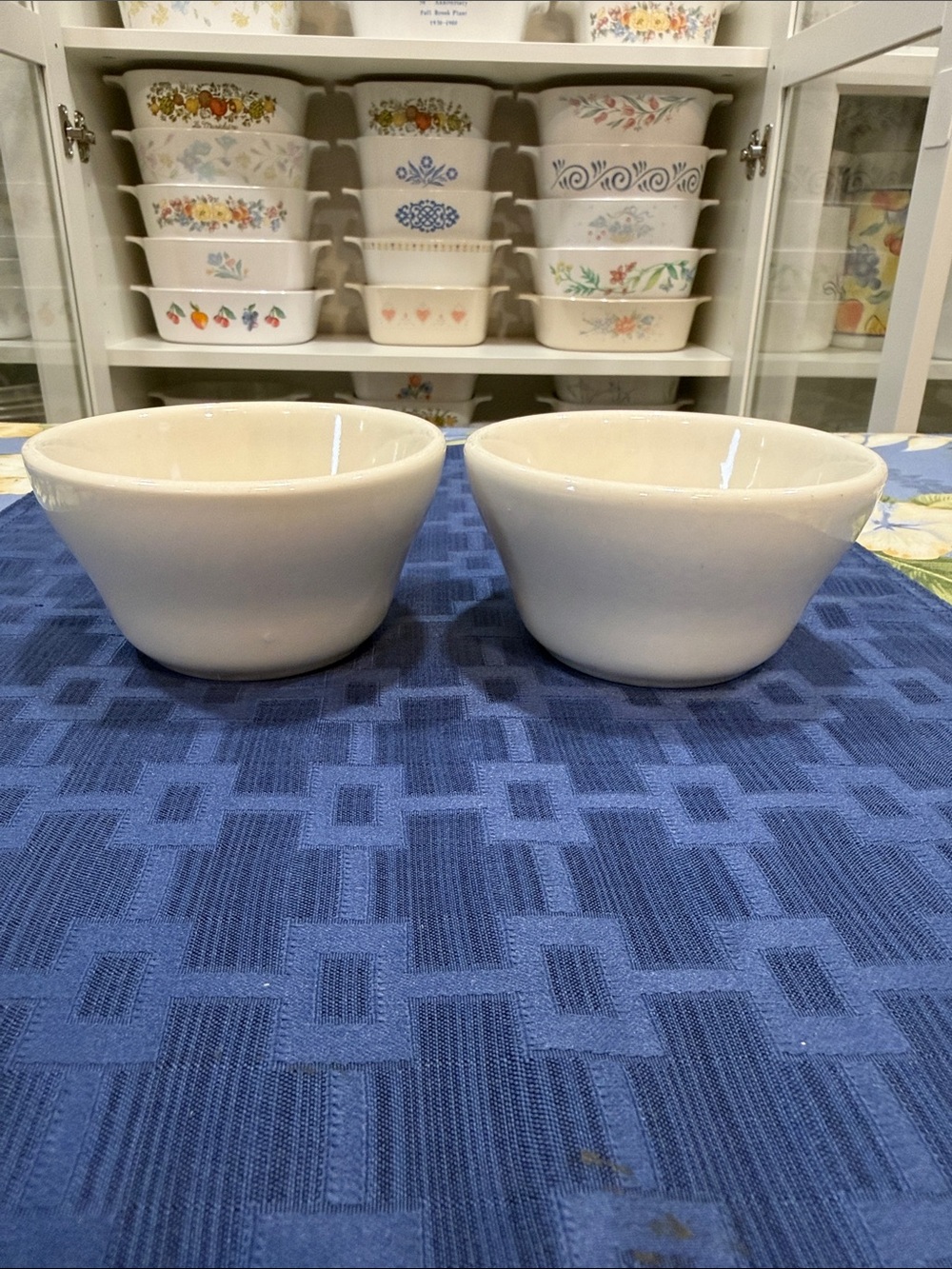 Buffalo White Ceramic Serving Bowls - Set of 2